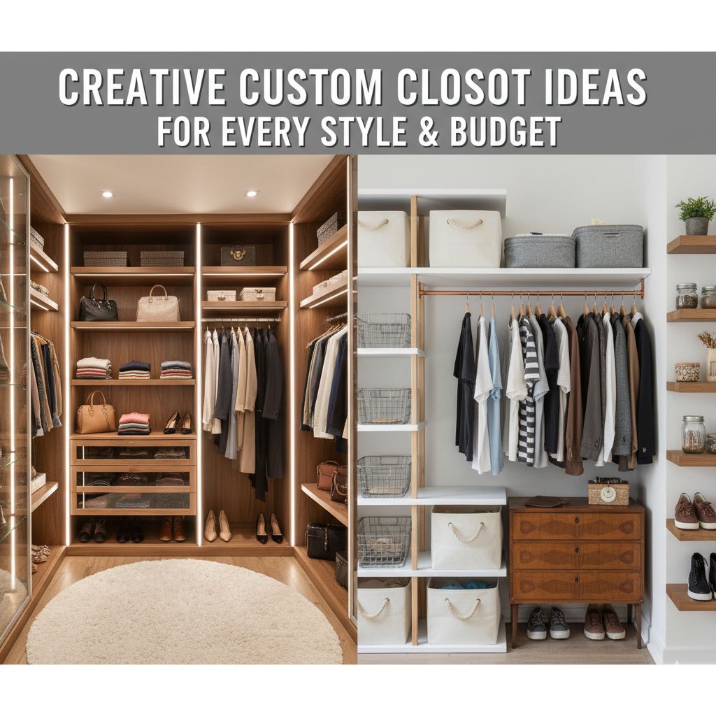 Creative Custom Closet Ideas for Every Style & Budget