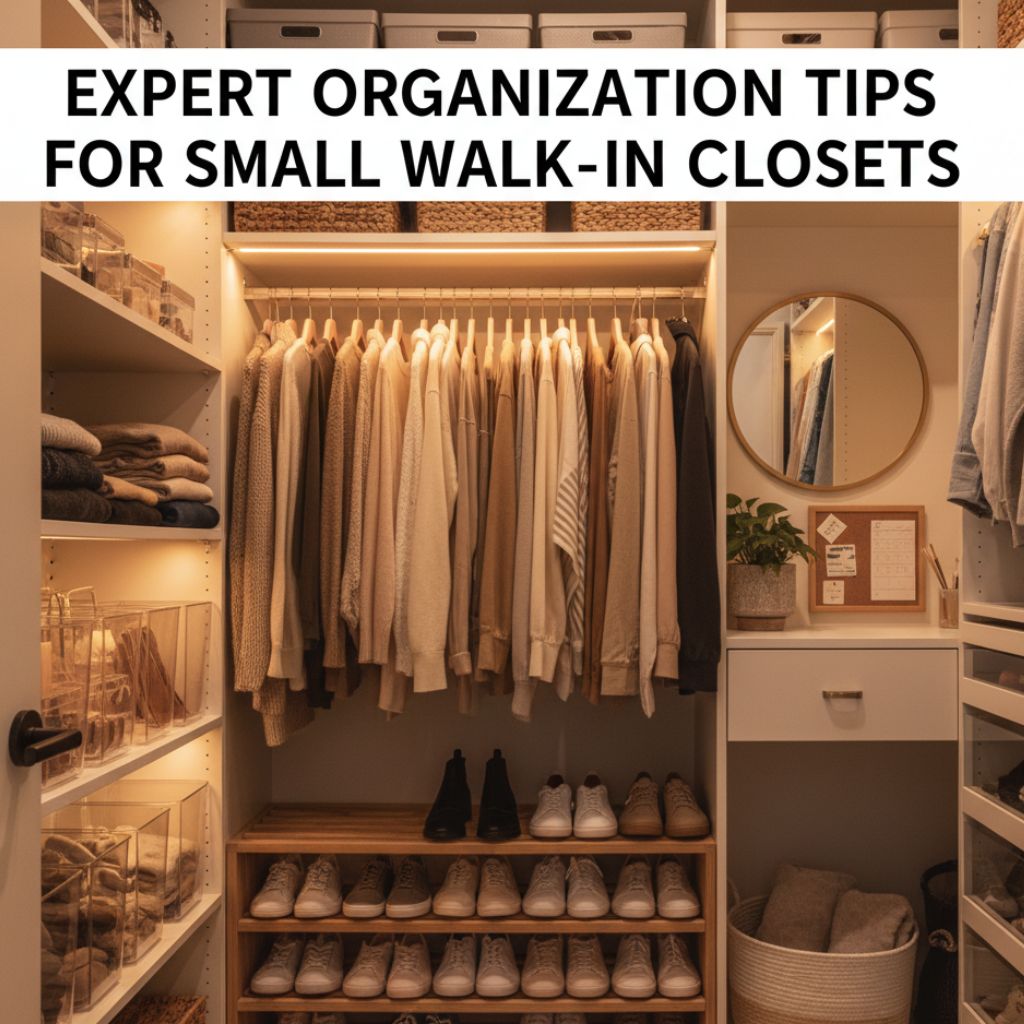 Expert Organization Tips for Small Walk-In Closets