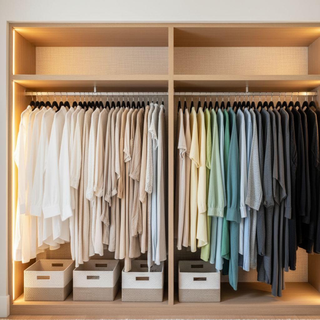 Reach In Closet Organization Ideas for Bedrooms