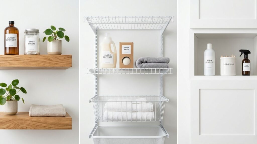  Types of Laundry Room Shelves