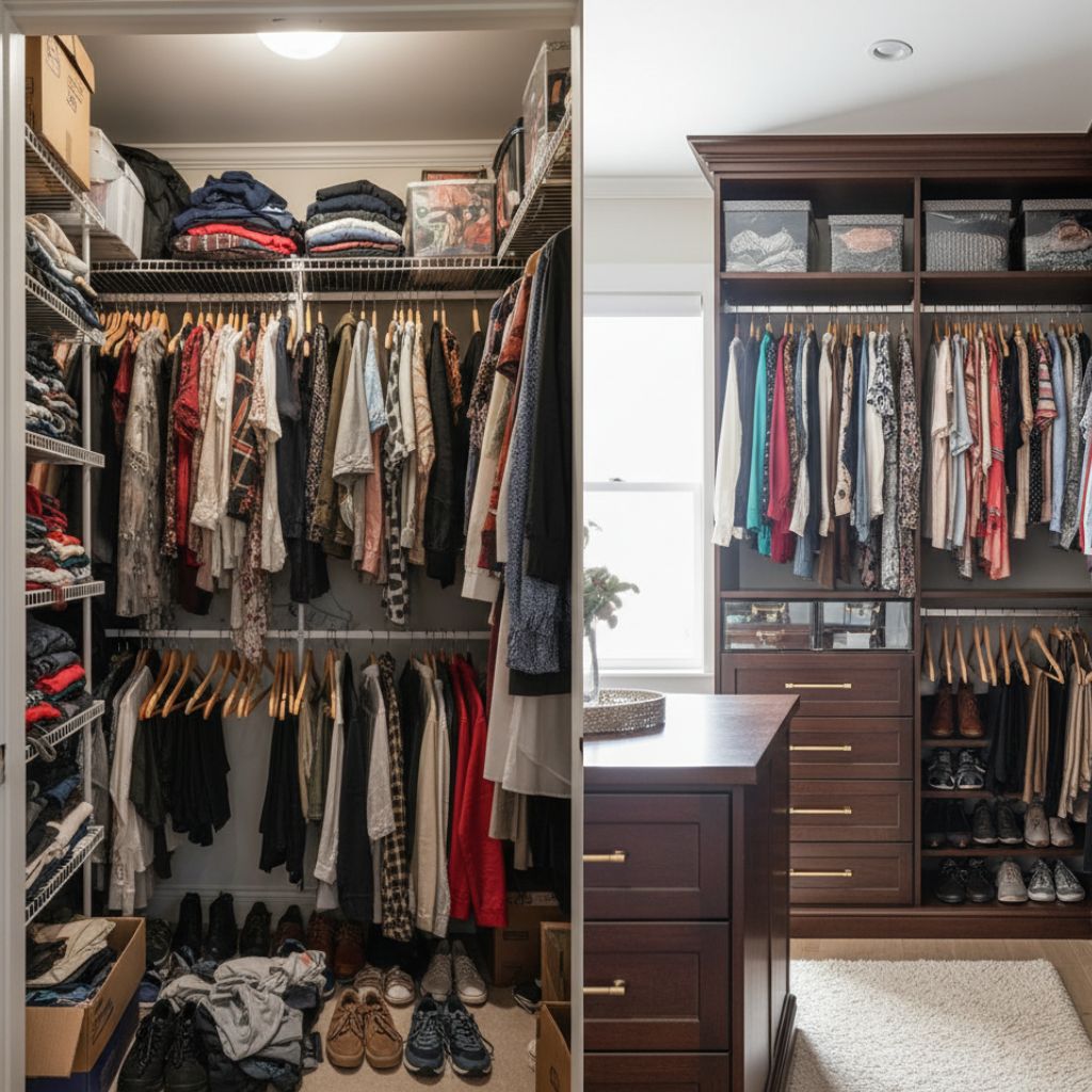 Why Small Walk-In Closets Deserve a Custom Approach