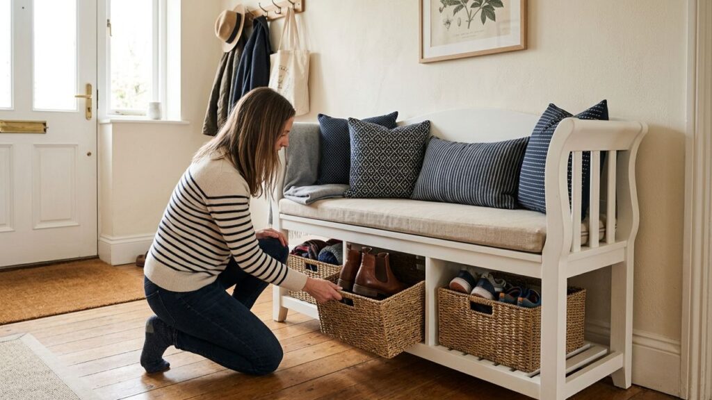 Bench with Under-Seat Storage