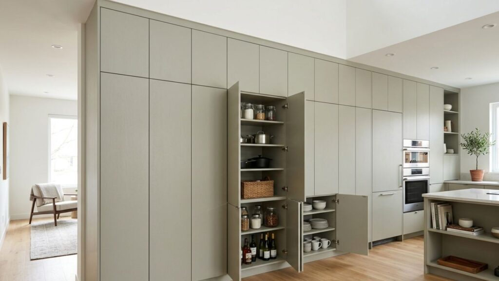 Floor-to-Ceiling Custom Cabinets for Maximum Storage