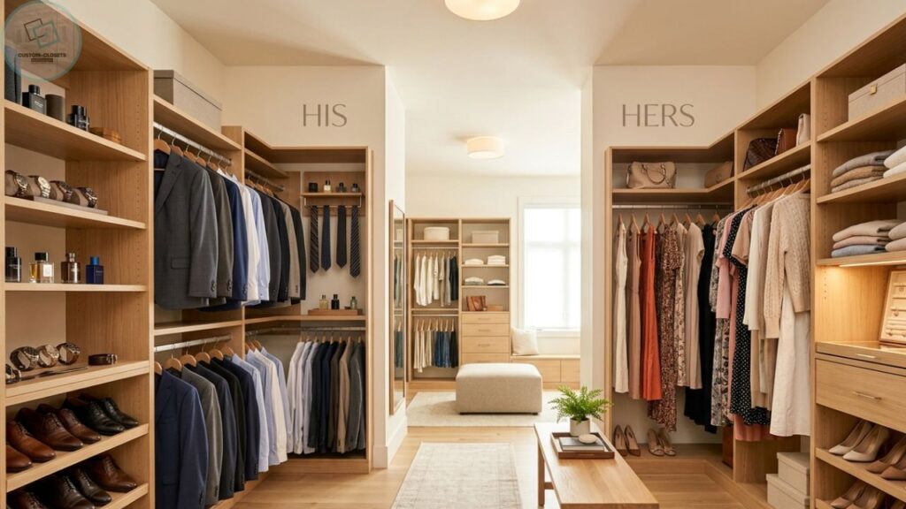 His and Hers Dual Closet Designs: Harmony in Shared Spaces