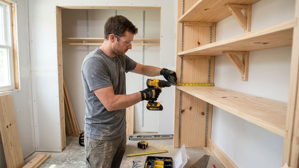 How to Build Closet Shelves The Basics