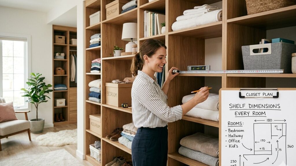 How to Plan Built In Closet Shelves for Every Room at Home