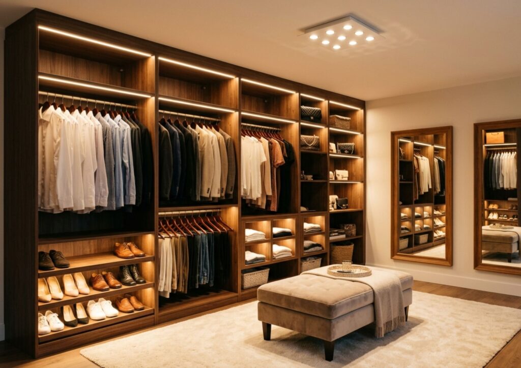 Lighting Your Walk-In Closet