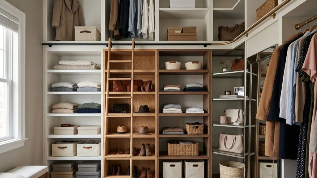 Materials and Finishes for Built In Closet Shelve