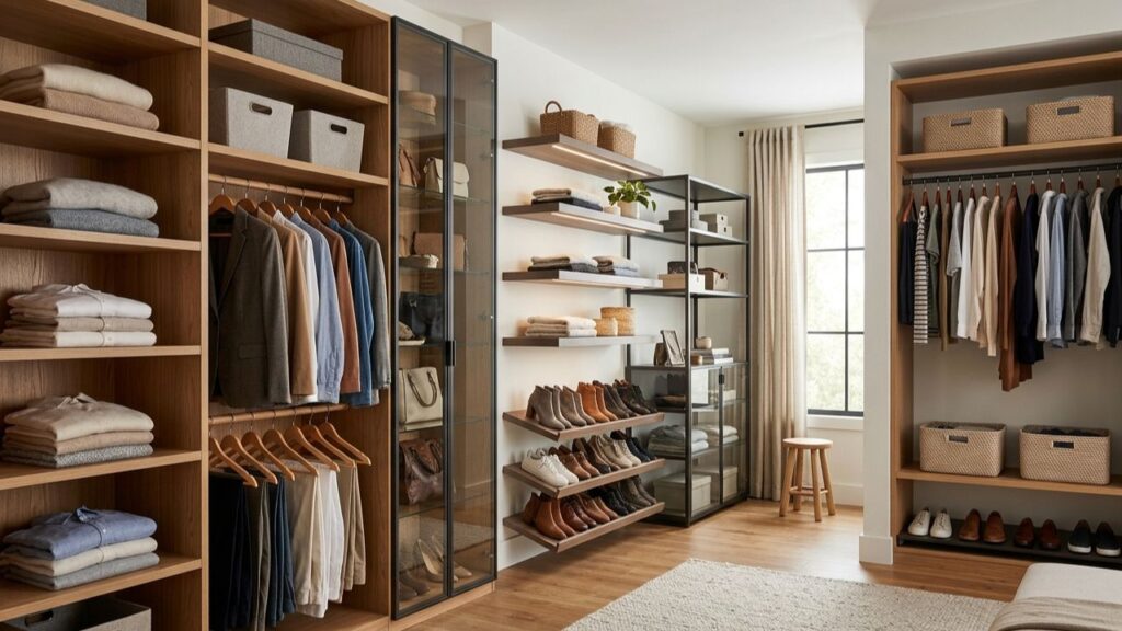Closet Shelving Ideas by Design Trend: What Is Hot Right Now