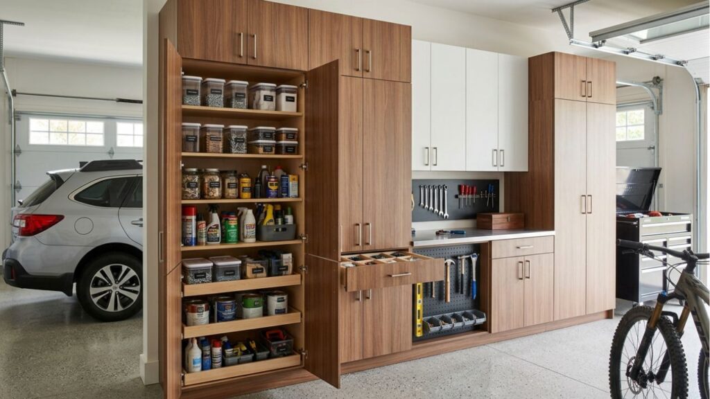 Garage Cabinet Ideas: Bringing Pantry Logic to the Garage