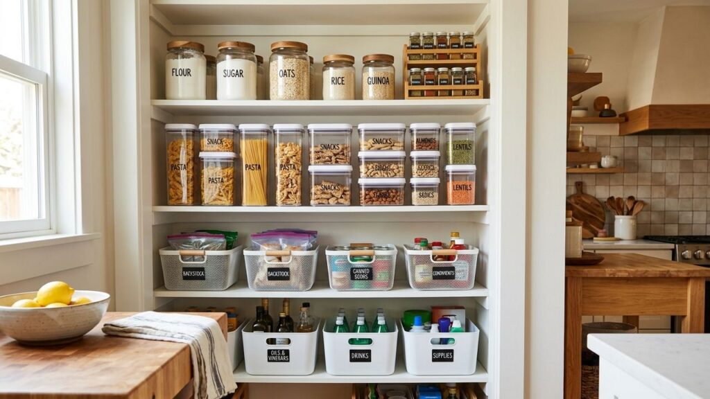 How to Organize a Small Pantry Step by Step