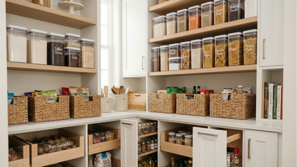 Choose the Right Pantry Cabinet Organization System