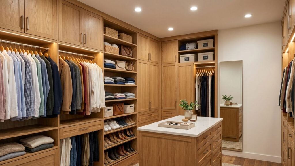 Plan Your Custom Closet Cabinets and Storage Zones