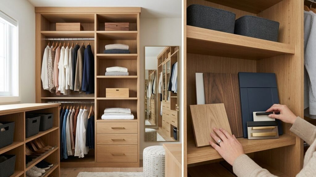 Selecting Custom Closet Cabinets and Materials