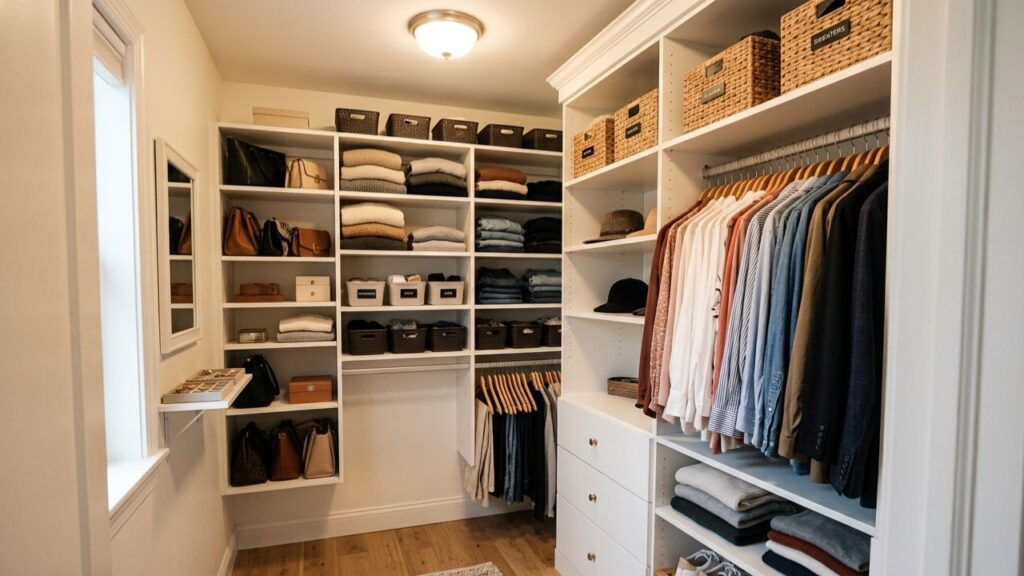 Small Walk-In Closet Ideas That Maximize Every Inch