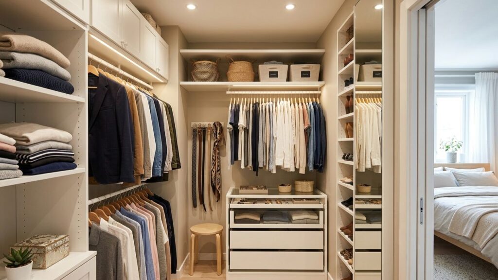 Smart Small Walk In Closet Ideas for Tight Spaces