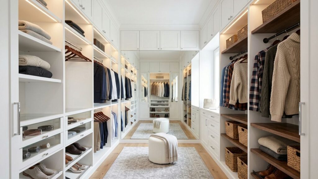 Top Walk In Closet Layout and Shelving Ideas