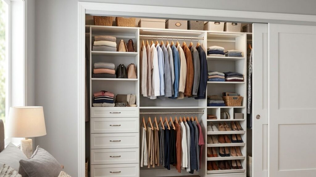 Types of Reach-In Closet Storage Systems