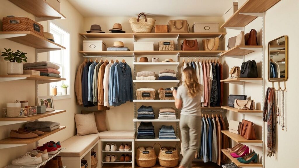 Walk-In Closet Shelving Ideas for Small Spaces