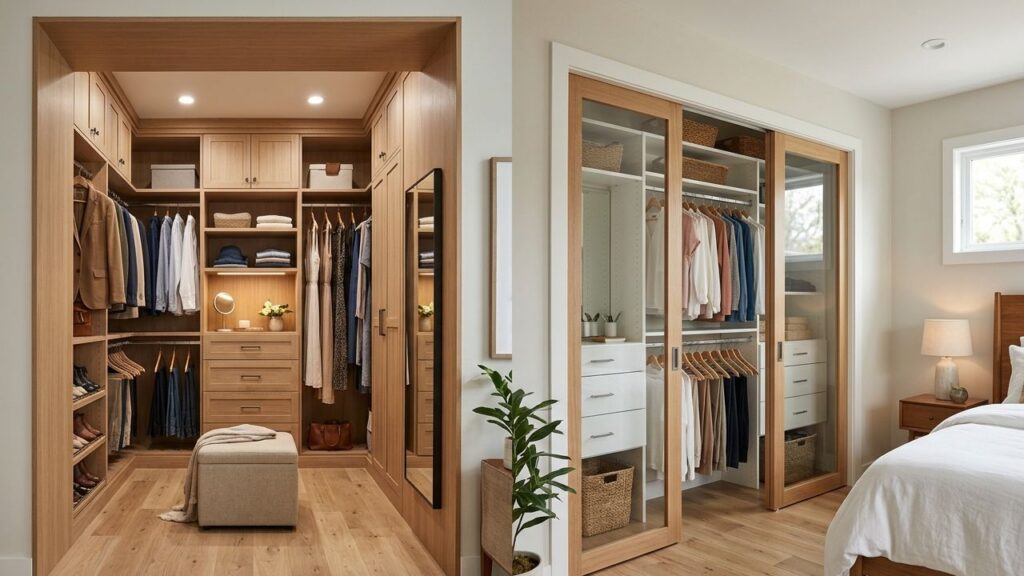 Walk-In Closet vs Reach-In Closet