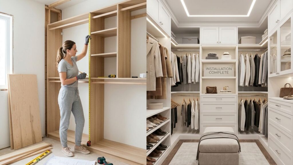 DIY vs. Professional Closet Installation